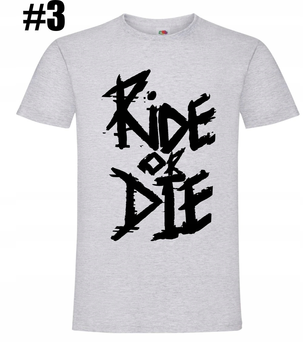 Ride or Die, Rower, MTB, Koszulka - obrazek 4
