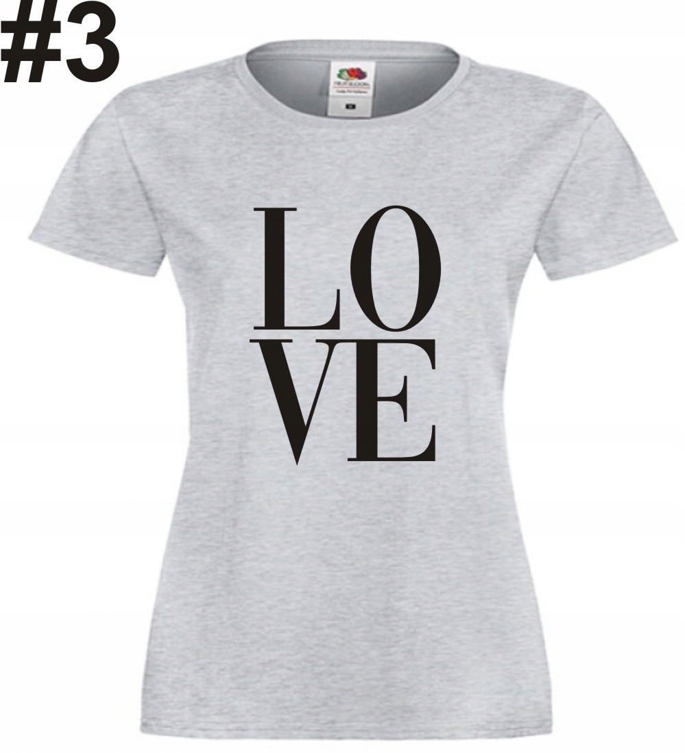 Love, Miłość, Koszulka, T-shirt - obrazek 4