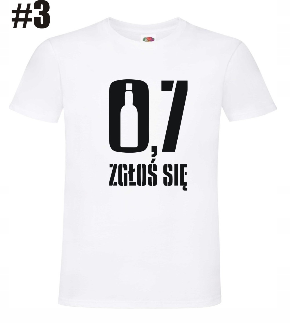 07 Zgłoś Się, Borewicz, wódka, Koszulka, T-shirt - obrazek 4