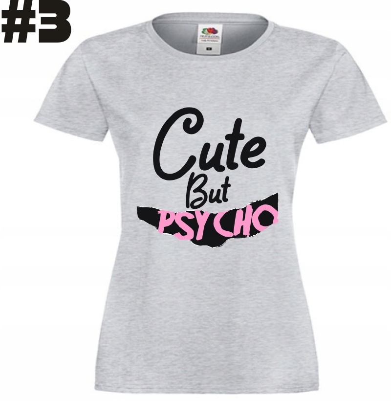 Cute But Psycho, koszulka T-shirt - obrazek 4