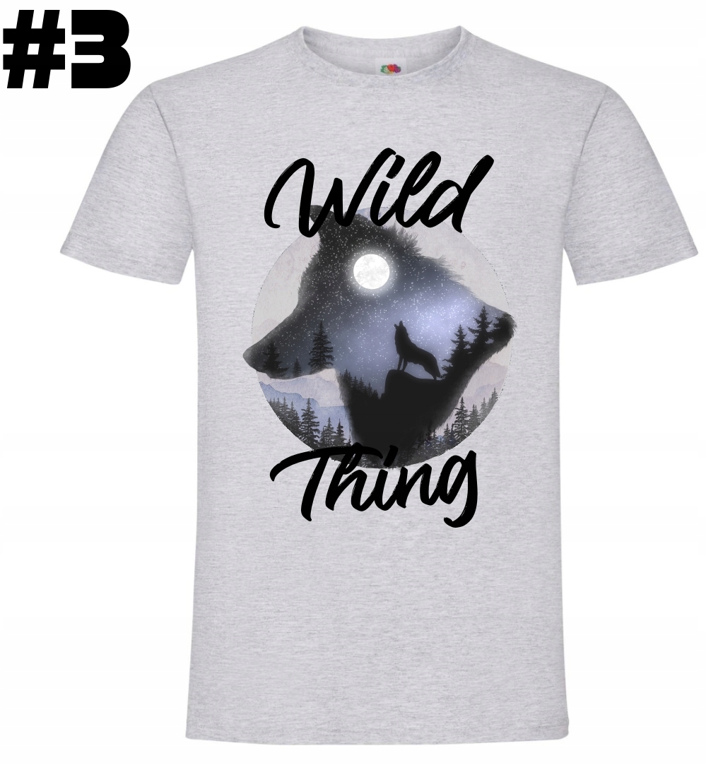 Wilk, Wild Thing, Góry, koszulka T-shirt - obrazek 4