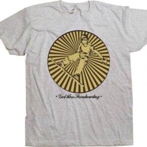 God Bless Snowboard, T-SHIRT, Koszulka.