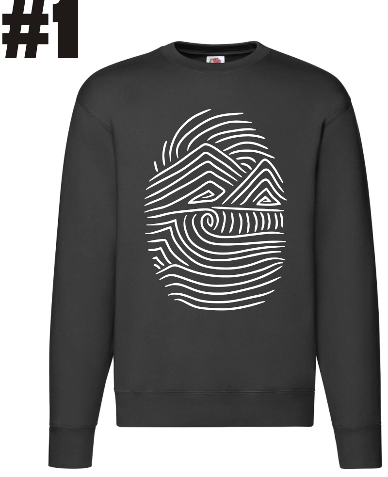 Odcisk Natury Kciuka Góry Las Przyroda, Bluza - obrazek 4