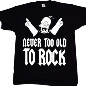 Koszulka Never Too Old To Rock !