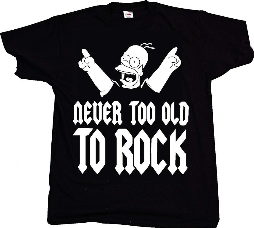 Koszulka Never Too Old To Rock !