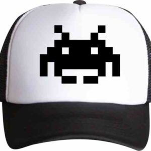 Space Invaders, czapka z daszkiem trucker