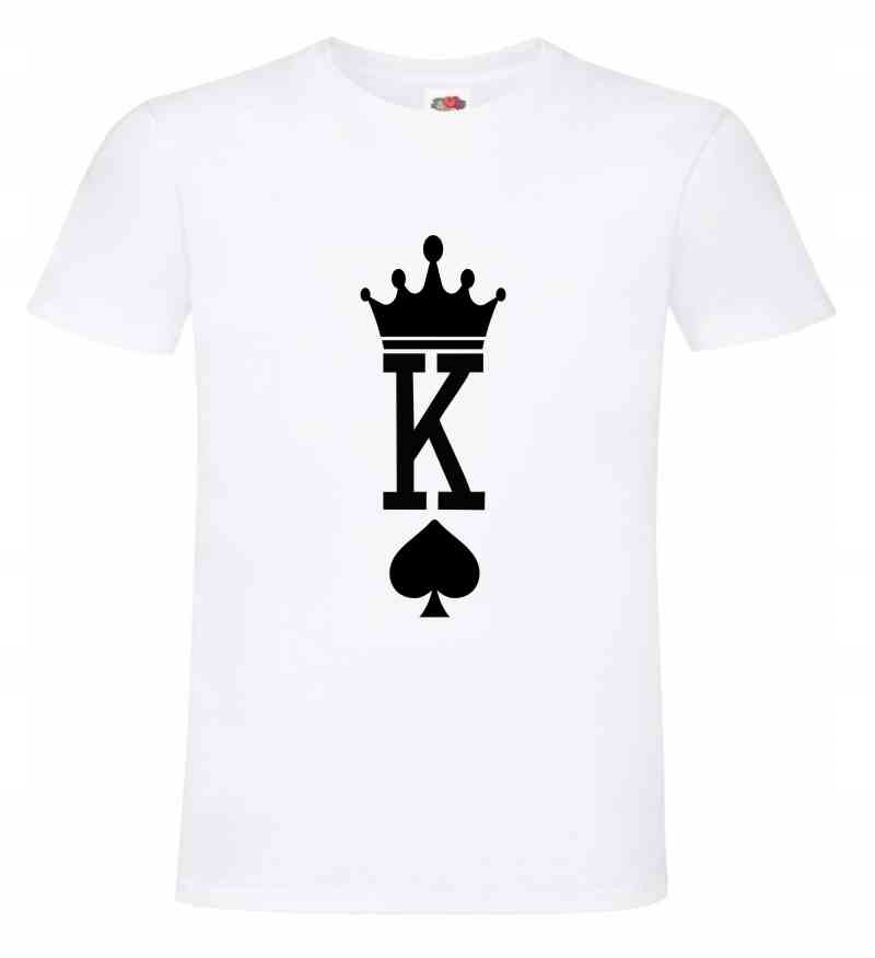 Koszulka King Król Queen Królowa, T-shirt