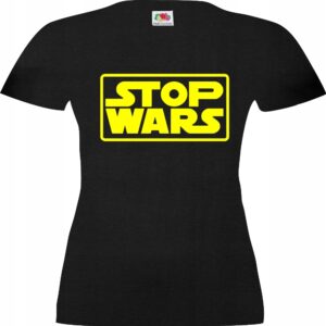 Koszulka Stop Wars, Star, Pokój, Peace