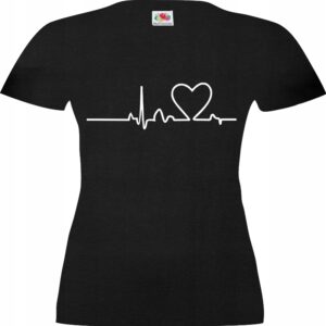 Serce Heart Linia Życia, T-shirt, koszulka