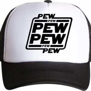 Pew Pew Pew, czapka z daszkiem trucker