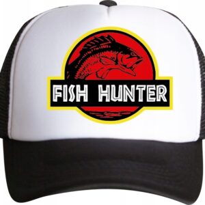 Ryby Wędkarstwo Fish, czapka z daszkiem trucker