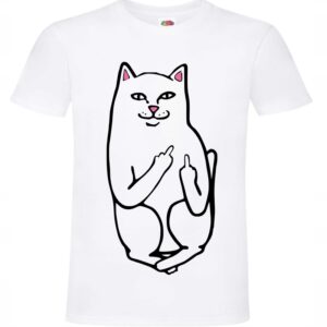 Kot "Fu*k You" :-) T-shirt koszulka