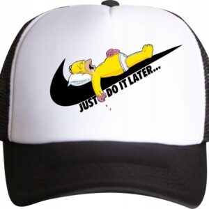 Just do It Later Homer czapka z daszkiem trucker