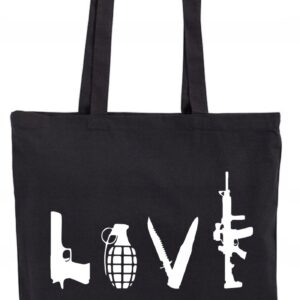 love Weapons Kocham Broń Torba Ekologiczna