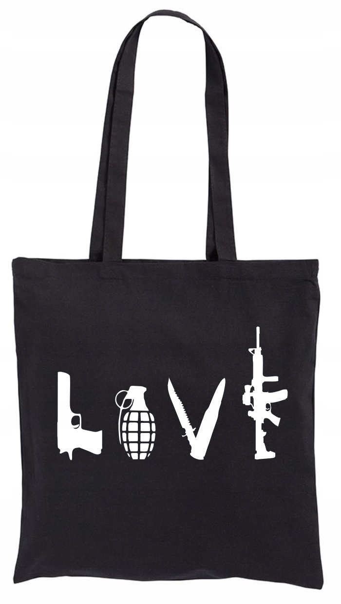 love Weapons Kocham Broń Torba Ekologiczna