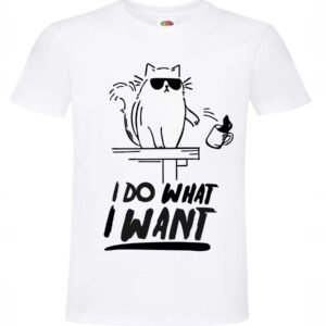 Koszulka Kot, I do What i Want,