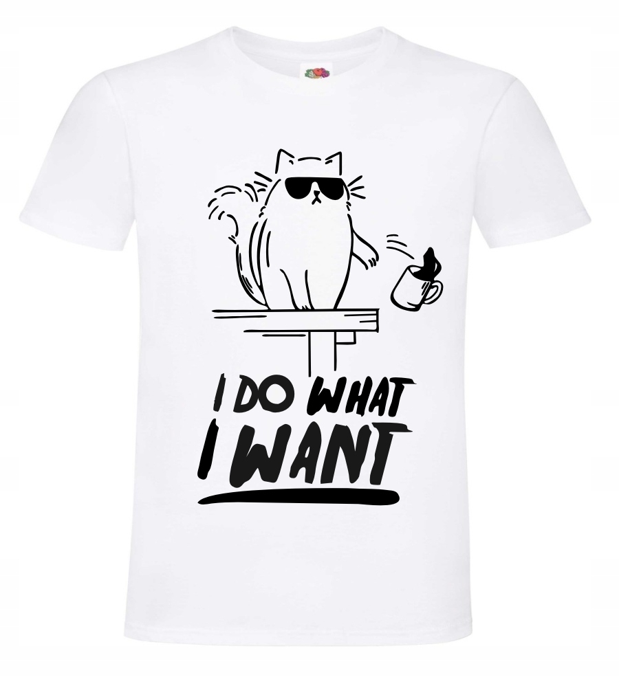 Koszulka Kot, I do What i Want,