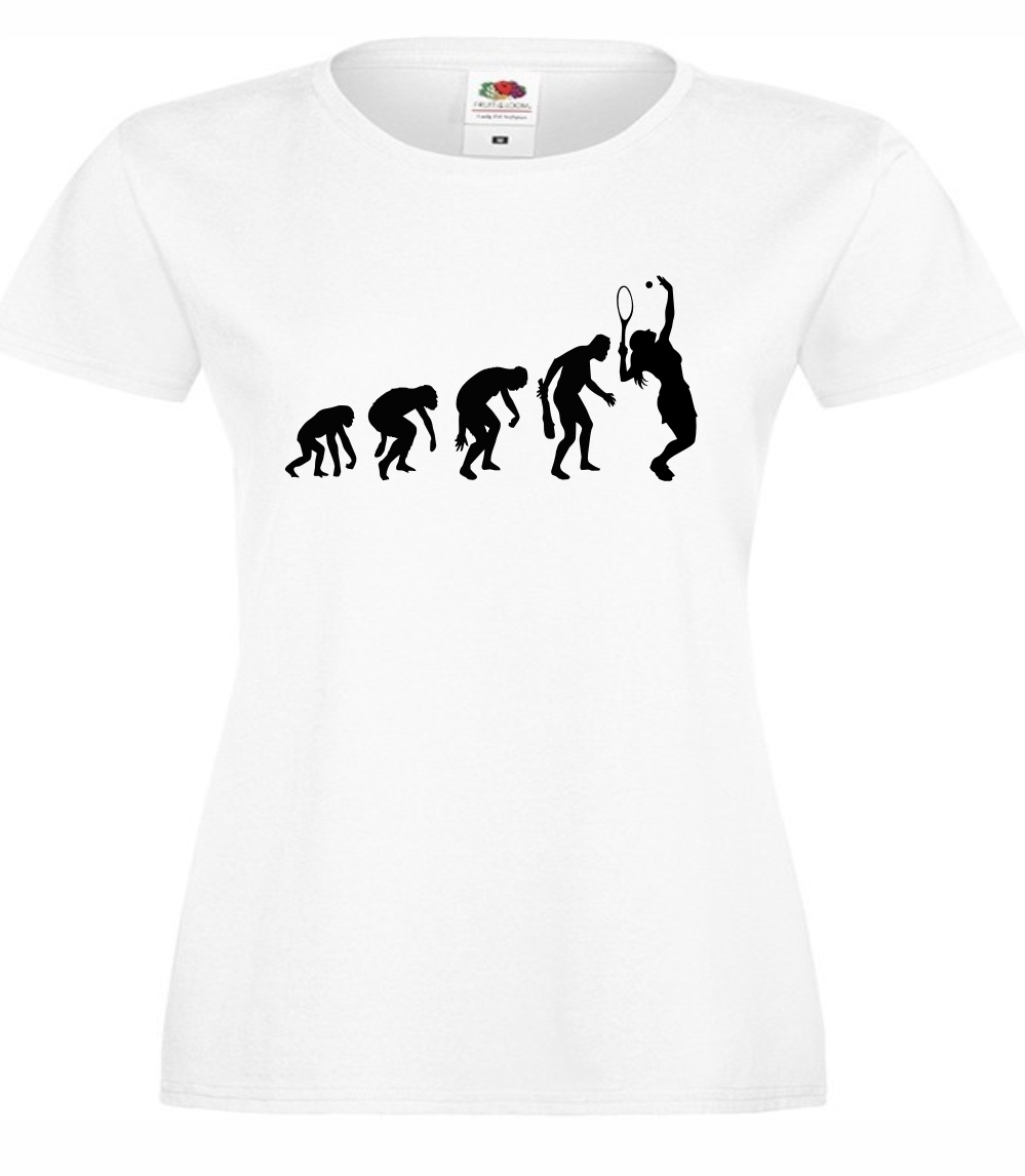 Koszulka Tenis Ewolucja, koszulka T-shirt Damska