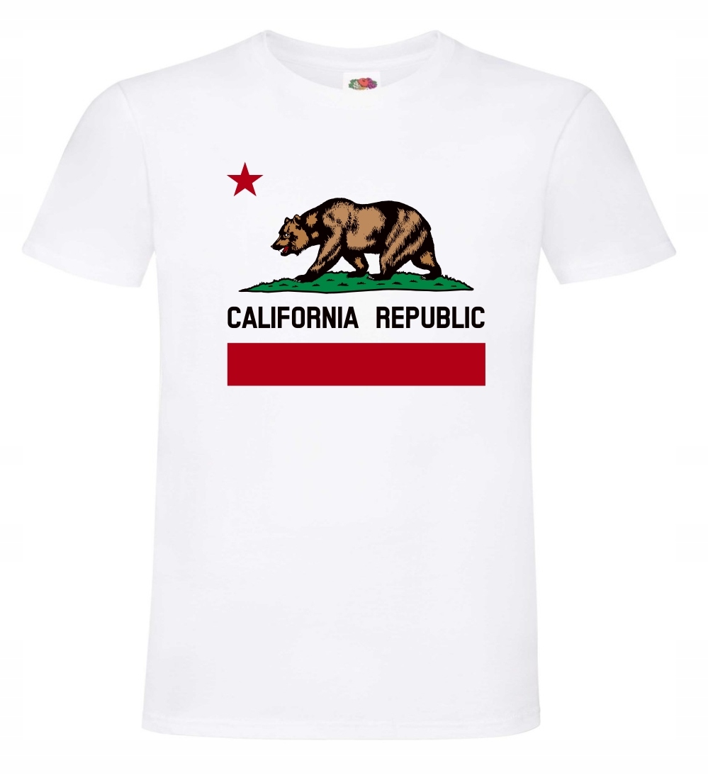 California Republic, Niedźwiedź koszulka T-shirt