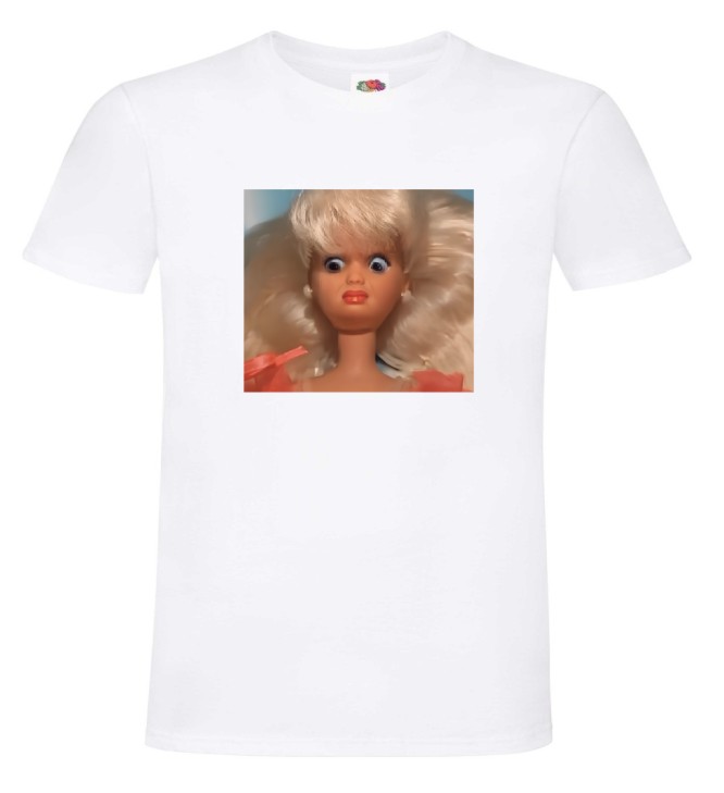 Zdegustowana , Lalka, Śmieszna Koszulka, T-shirt