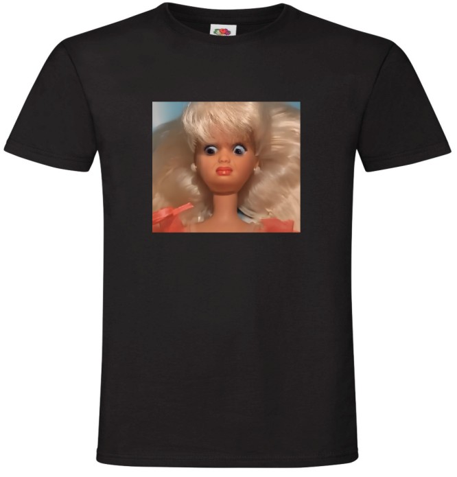 Zdegustowana , Lalka, Śmieszna Koszulka, T-shirt - obrazek 2