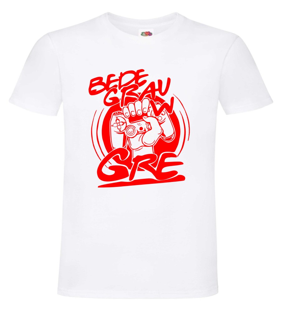 Bede Grau w Gre, Będę grał w grę, Grać, Gry, T-shirt, Koszulka - obrazek 2