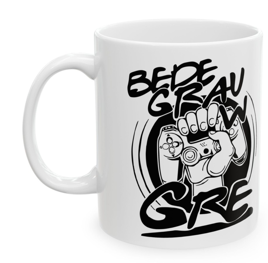Bede Grau w Gre, Będę grał w grę, Grać, Gry, kubek