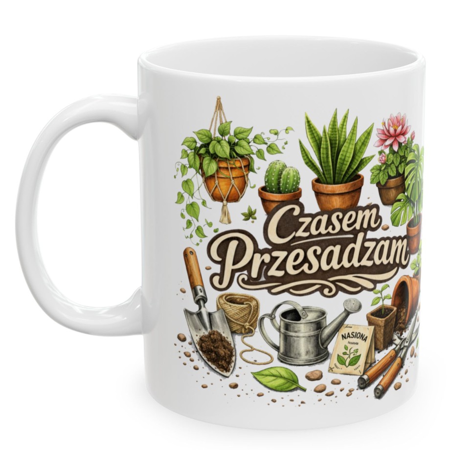 Czasem Przesadzam, Ogrodnictwo, Rośliny, Ogród, kubek