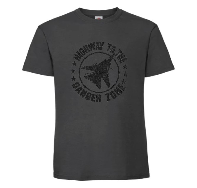 Highway To The Danger Zone, Pilot, Samolot, Koszulka, T-shirt - obrazek 3