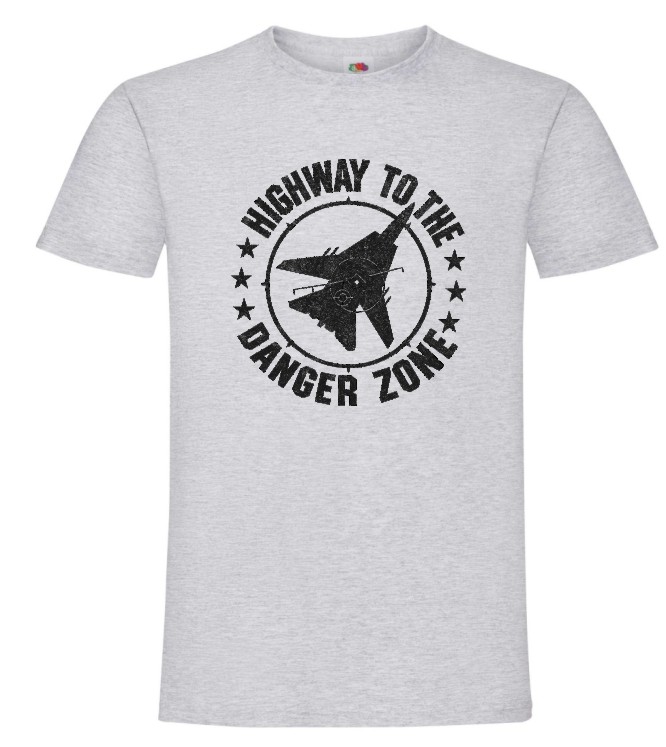 Koszulka Highway To The Danger Zone, Pilot, Samolot, , T-shirt