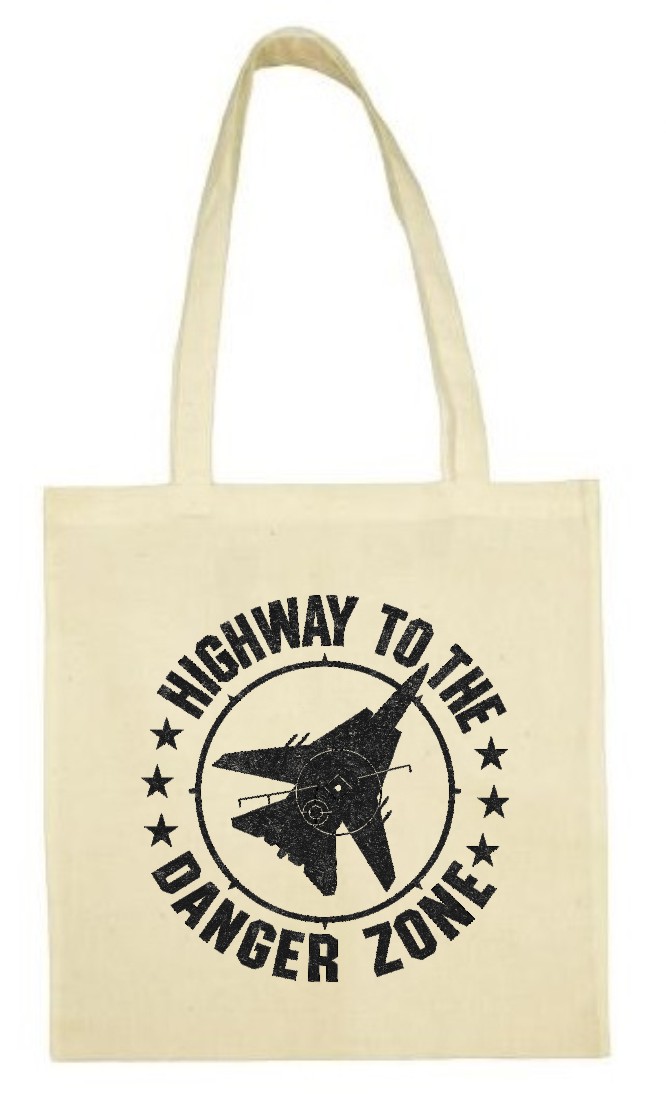 Highway To The Danger Zone, Pilot, Samolot, torba, shopper, eko