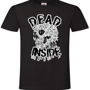 Koszulka Dead Inside, Martwy w środku, Czaszka