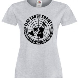 Koszulka Flat Earth Society, Płaska Ziemia, Płaskoziemcy