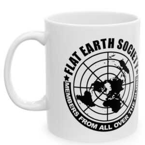 Flat Earth Society, Płaska Ziemia, Płaskoziemcy, kubek