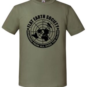 Flat Earth Society, Płaska Ziemia, Płaskoziemcy, Koszulka, T-shirt