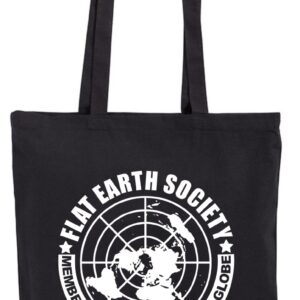 Flat Earth Society, Płaska Ziemia, Płaskoziemcy, torba, shopper, eko