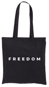 Freedom, Wolność, torba, shopper, eko