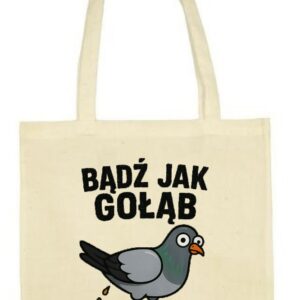 Bądź jak Gołąb, Śmieszna torba, shopper, eko