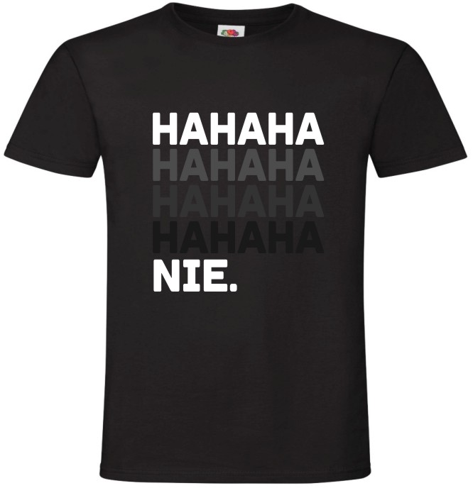 Koszulka HAHAHA Nie, Sarkazm, Humor, Śmieszna Koszulka, T-shirt