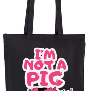 I'm Not a Pig, nie jestem Świnią, Śmieszna, torba bawełniana, eko, shopper