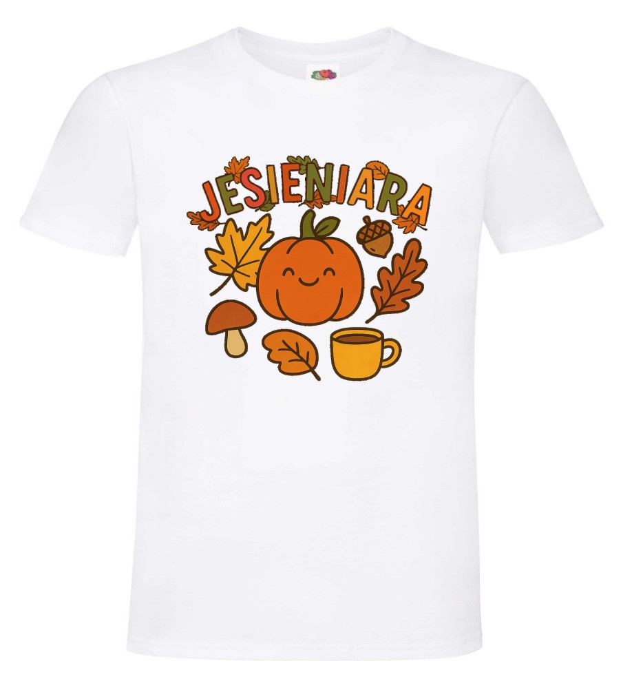 Jesieniara, Jesień, Liście, Koszulka, T-shirt - obrazek 3