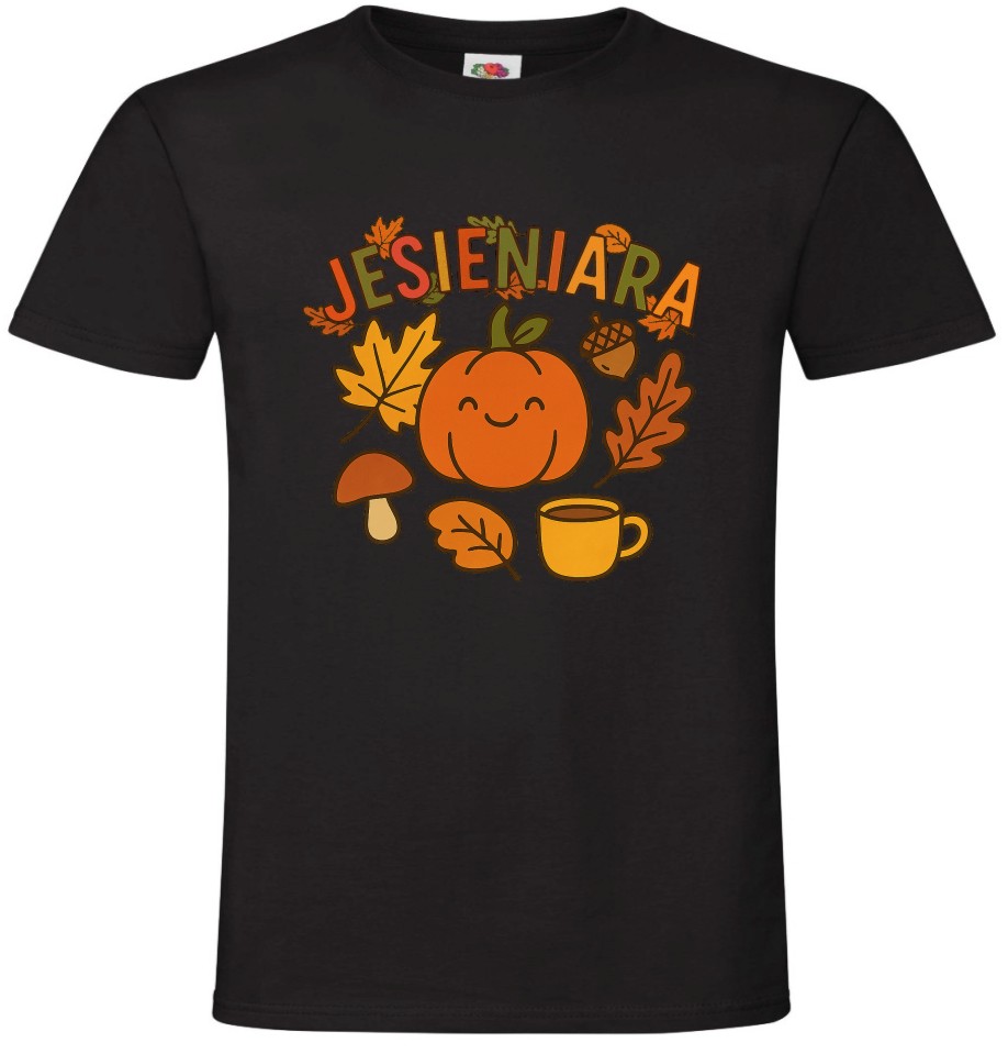 Jesieniara, Jesień, Liście, Koszulka, T-shirt - obrazek 2