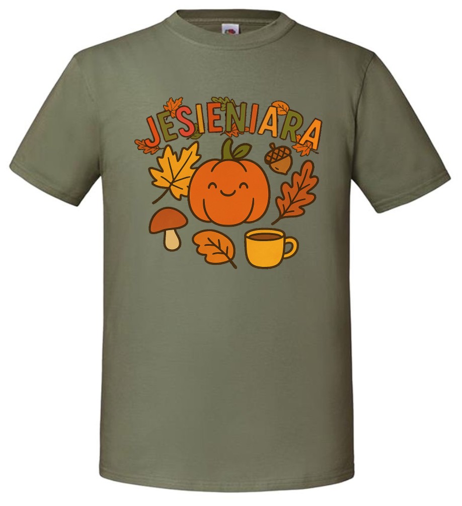 Jesieniara, Jesień, Liście, Koszulka, T-shirt - obrazek 4