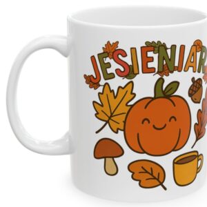Jesieniara, Jesień, Liście, kubek