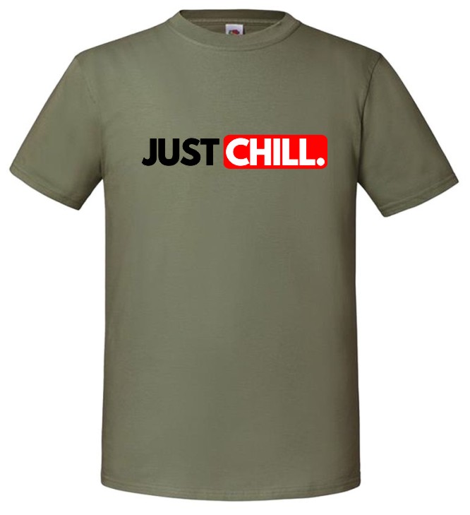 Just Chill, Wyluzuj, Koszulka, T-shirt - obrazek 4