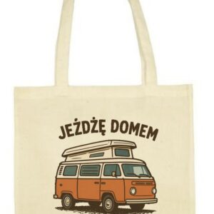 Kamper Van, Jeżdżę domem śpię w samochodzie, torba, shopper, eko