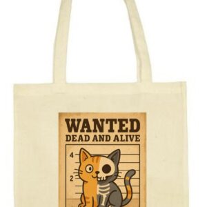 Kot Schrodingera, Dead and Alive, Fizyka Kwantowa, torba, shopper, eko