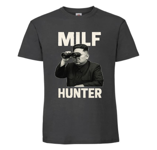MILF Hunter, Śmieszna, Koszulka, T-shirt, Kim - obrazek 2