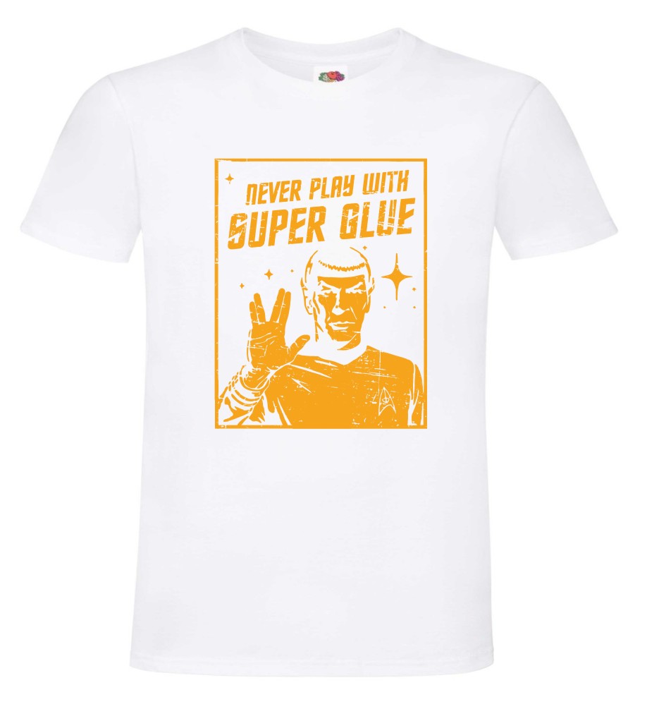 Never Play With Super Glue Mr Spock, T-shirt, Koszulka - obrazek 3