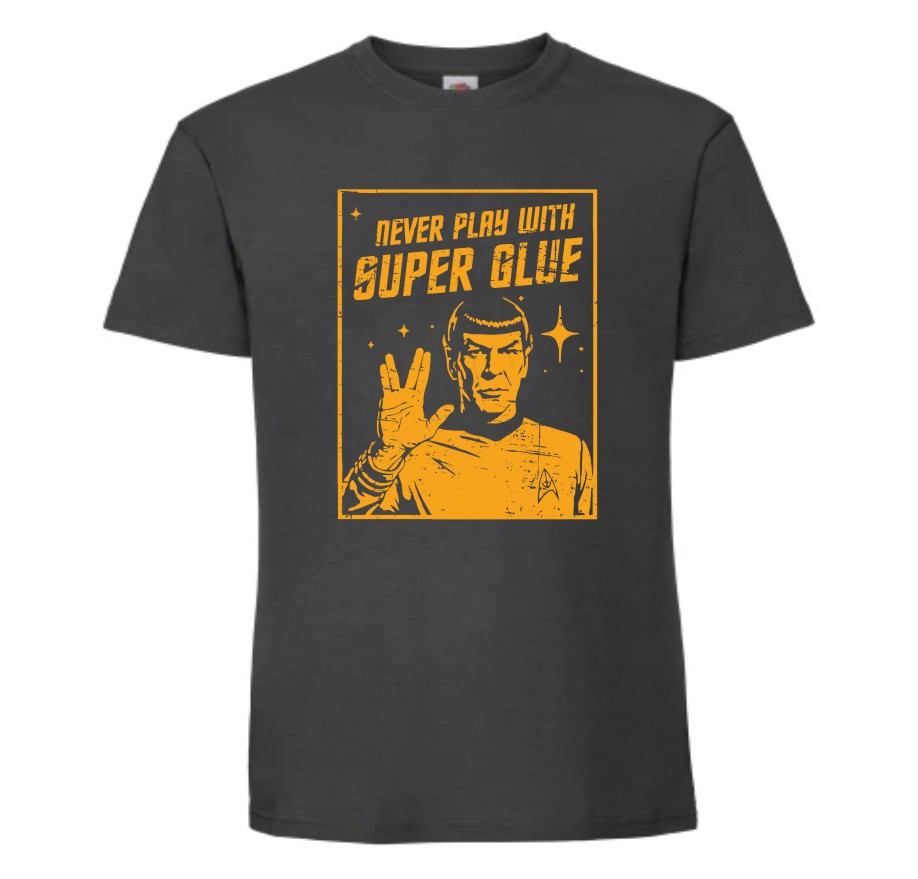 Never Play With Super Glue Mr Spock, T-shirt, Koszulka - obrazek 4